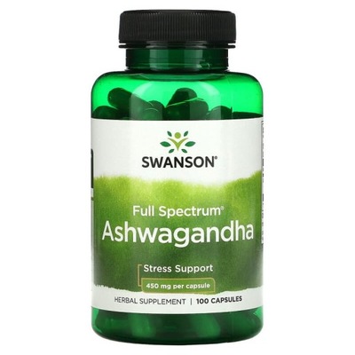 SWANSON Ashwagandha 450mg - 100 kapsułek