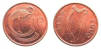 6259. IRLANDIA, 1 PENS, 2000,