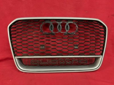 Audi rs6 4g0 c7 решётка радиатора решётка радиатора black piano карбон przed lift 4g0853653h/j фото №1