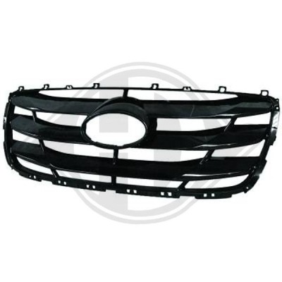 Решётка радиатора решётка радиатора решётка do hyundai santa fe 10-11 фото №1