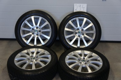 КОЛЕСА ЗИМА ДИСКИ SKODA YETI 225/50/17 DUNLOP OK. 7MM