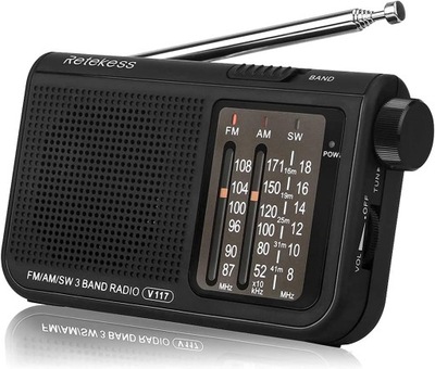 B1644 Radio Kieszonkowe FM AM SW Retekess V117