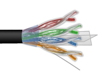 Przewód UTP6 drut Cu +żel 305m MAXCABLE