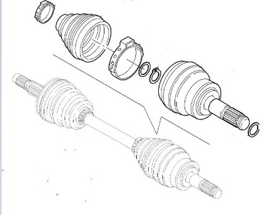 Alfa romeo brera q4 задний шарнир внутренний левый 4x4 фото №1