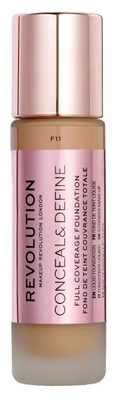 Makeup Revolution CONCEAL & DEFINE FOUNDATION - Podkład F11