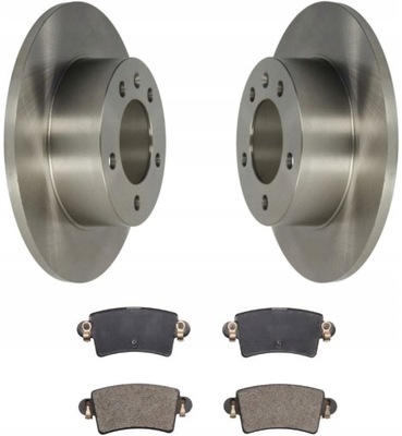 Гальмівні диски + гальмівні колодки задня master ii movano a interstar фото №1