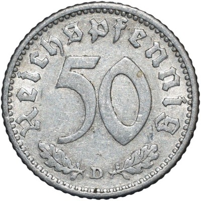 50 Reichspfennig 1940 D