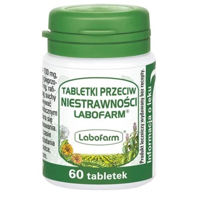 Labofarm tabletki przeciw niestrawności 60 sztuk