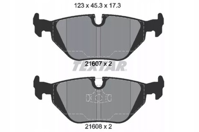 KLOCEK ГАЛЬМІВНИЙ КОМПЛЕКТ. ЗАД BMW 3 (E36), Z1, Z3 (E36