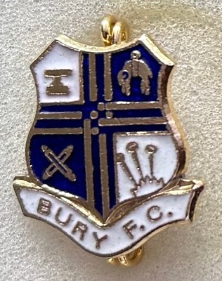BURY FC agrafka sygnowana