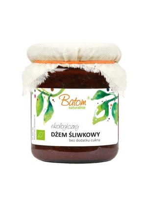 DŻEM ŚLIWKOWY BEZ DODATKU CUKRU 260G BIO