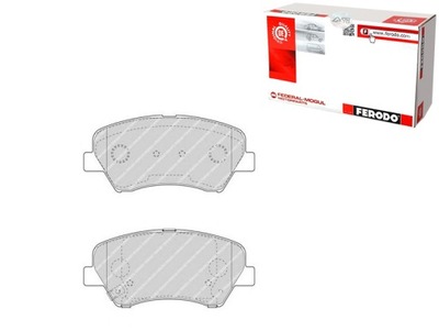 Ferodo комплект тормозных колодок ham. перед hyundai elantra, фото №1