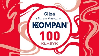 Gilzy Tutki Papierosowe KOMPAN Klasyk 100szt.