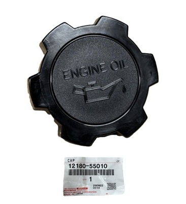 Toyota оригінальний номер 1218055010 кришка, заливна горловина масляний фото №1