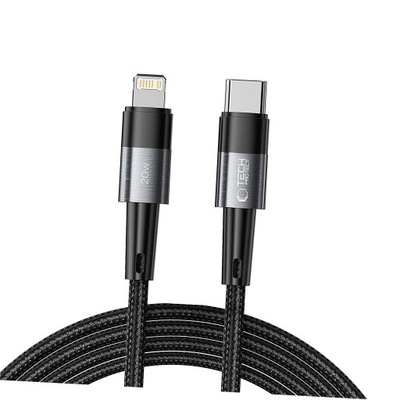 Kabel Tech-Protect UltraBoost Lightning / USB-C PD 20W 3A 2m szary