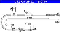 ATE CABLE HAM.LEWA MITSUBISHI COLT IV 04-  