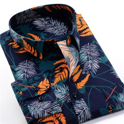 6XL 7XL 8XL 9XL 10XL Flower Print Men's Fashion C