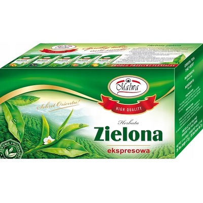 Herbata Zielona Ekspresowa Malwa 40g