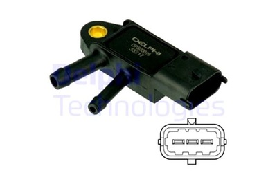 DELPHI SENSOR DE PRESIÓN GASES DE ESCAPE VOLVO S60 II S80 II V40 V60 I XC60 I  