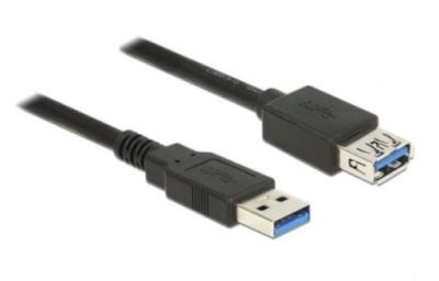Przedłużacz USB 3.0 3m AM-AF czarny DELOCK
