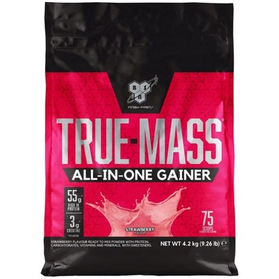 BSN True Mass All-In-One Gainer 4200g BIAŁKO NA MASĘ WYDAJNOŚĆ PRZYROST