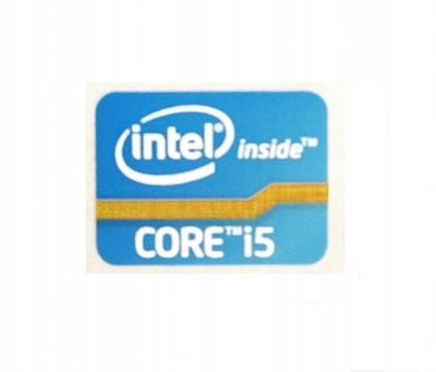 Naklejka Intel CORE i5 inside 24 x 18 mm 042d