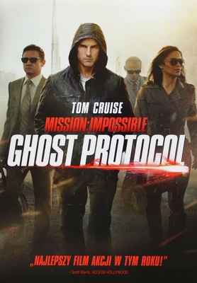 FILM Mission Impossible 4. Ghost Protocol DVD