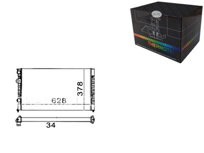 Thermotec радіатор двигуна seat arosa cordoba cor фото №1