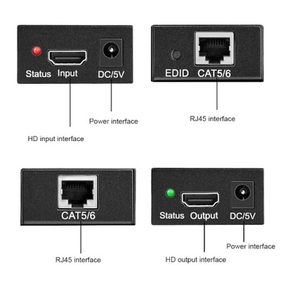 Przedłużacz HDMI 100m 120m 4K Extender