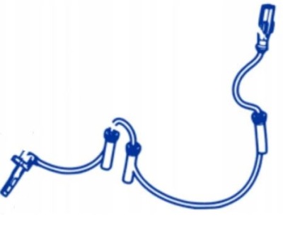 Датчик abs перед renault оригінальний номер фото №1