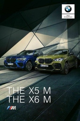 BMW X5 M I X6 M PROSPEKT MOD 2020 VERSIÓN INGLESA EXPORT  