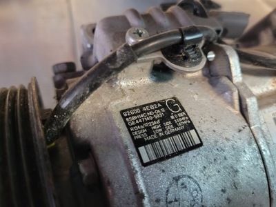 Nissan renault 1.5 dci компресор кондиціонер 926004eb2a фото №1