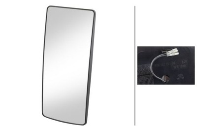 211401 HELLA GLASS MIRRORS EXTERIOR (375 X165MM, Z PODGRZEWANIEM) PASU  