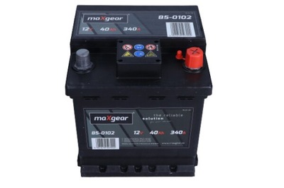 BATERÍA MAXGEAR 40AH 340A P+ MOZLIWY TRANSPORTE ADICIONAL MONTAJE  