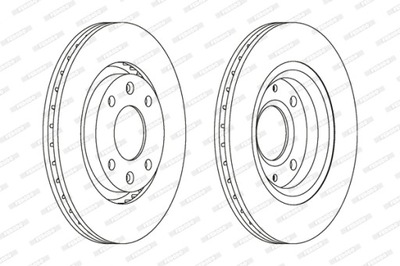 FERODO DDF1140C ДИСК ТОРМОЗНОЙ