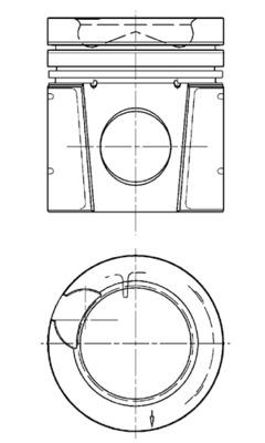 Поршень - kolbenschmidt 99 984 600 фото №1