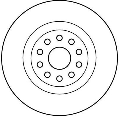 DISCO HAM. LANCIA THESIS 02-09 DF4220 TRW TRW DF4220 DISCO DE FRENADO  