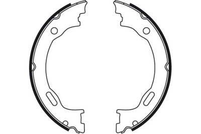 Тормозные колодки ham. ручной. chrysler 300 c 04-12 фото №1