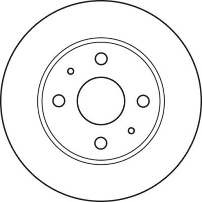 Диск ham lucas df4887 daihatsu sirion df4887 trw trw фото №1