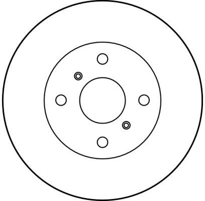 2x trw диск тормозной. toyota corolla 87-95 df1423 фото №1