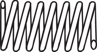 Bosal 251-003 пружина, труба выхлопная фото №1