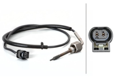 Hella 6pt 014 494-471 датчик, температура выхлопных газов фото №1