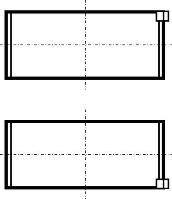 KOLBENSCHMIDT 37174600 КОМПЛЕКТ ПОДШИПНИКОВ ШАТУНА