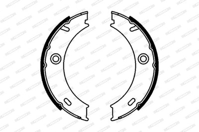 FERODO FERODO FSB625 КОМПЛЕКТ КОЛОДОК ТОРМОЗНЫХ