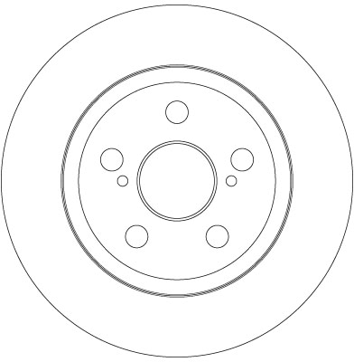 TRW ДИСК HAM. TOYOTA T. URBAN CRUISER 1,33/1,4 D-4D 09-16