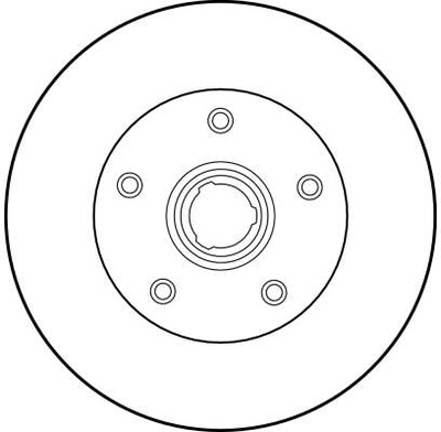 TRW DF1540 ДИСК ГАЛЬМІВНИЙ