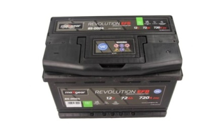 Аккумулятор maxgear 70 ah efb левый + 760 a фото №1