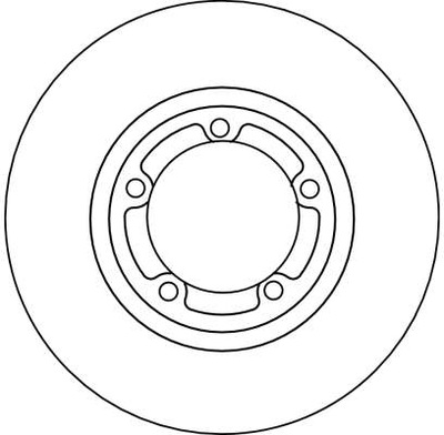 Trw диск ham. mitsubishi p. space gear диск 14"/h-1/l400 фото №1