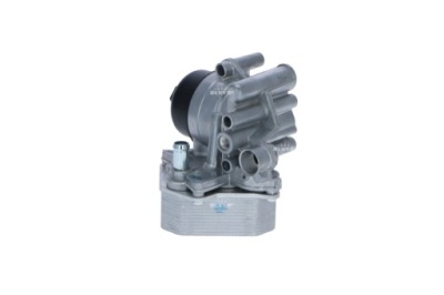 Радиатор масла с корпус фильтра масла nrf фото №1