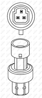 SENSOR PRESIÓN DE ACONDICIONADOR RENAULT CLIO/MEGANE NRF38943  